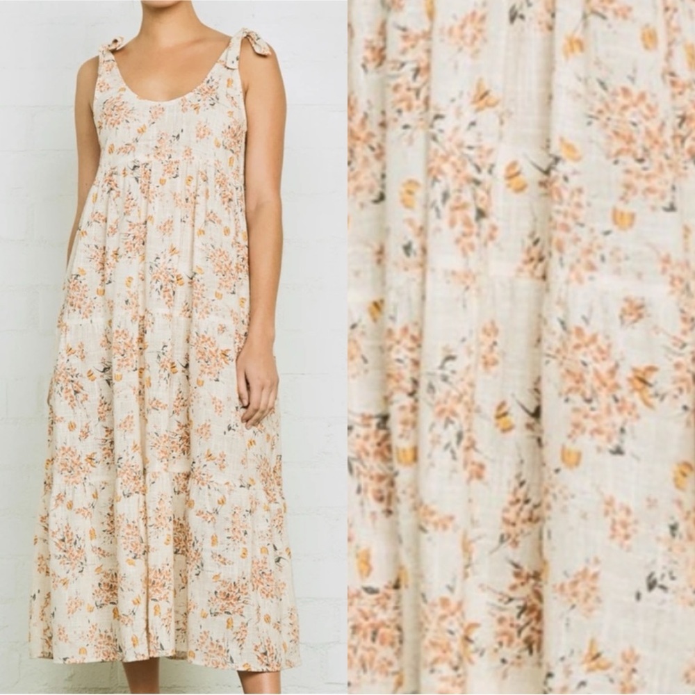 RACHEL PALLY Adelaide Floral Cotton Tiered Dress